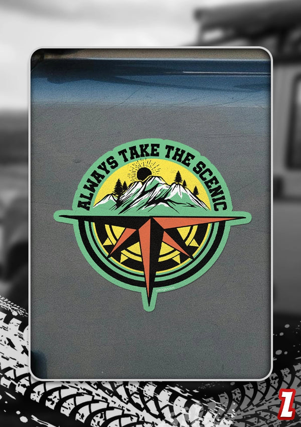 Scenic Route - Bumper Sticker