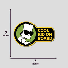 Cool Kid On Board - Bumper Sticker
