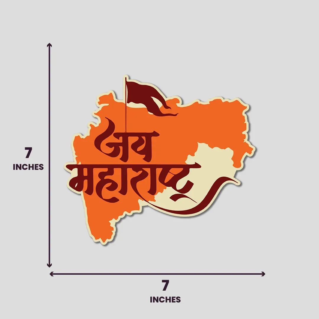 Jai Maharashtra - Bumper Sticker