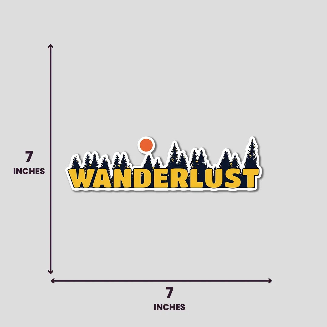 Wanderlust - Bumper Sticker