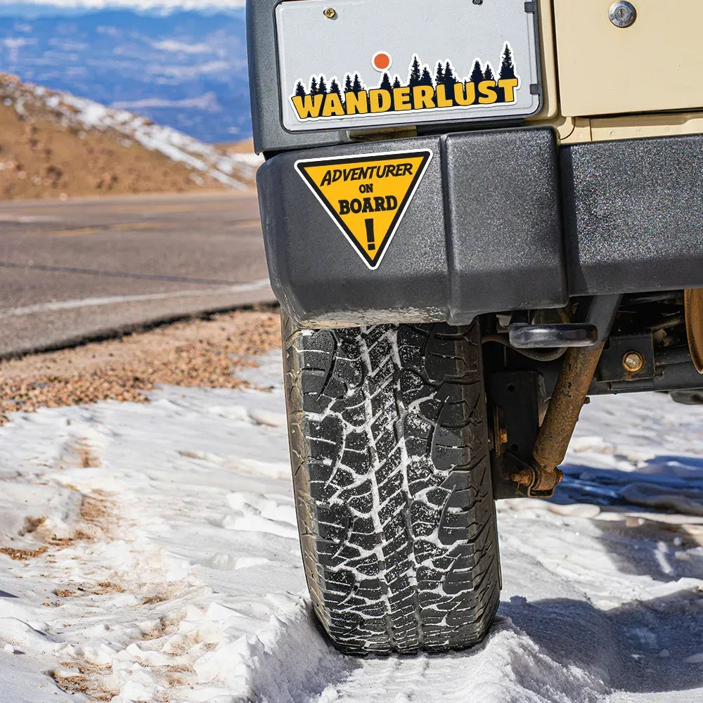 Adventurer On Board - Bumper Sticker