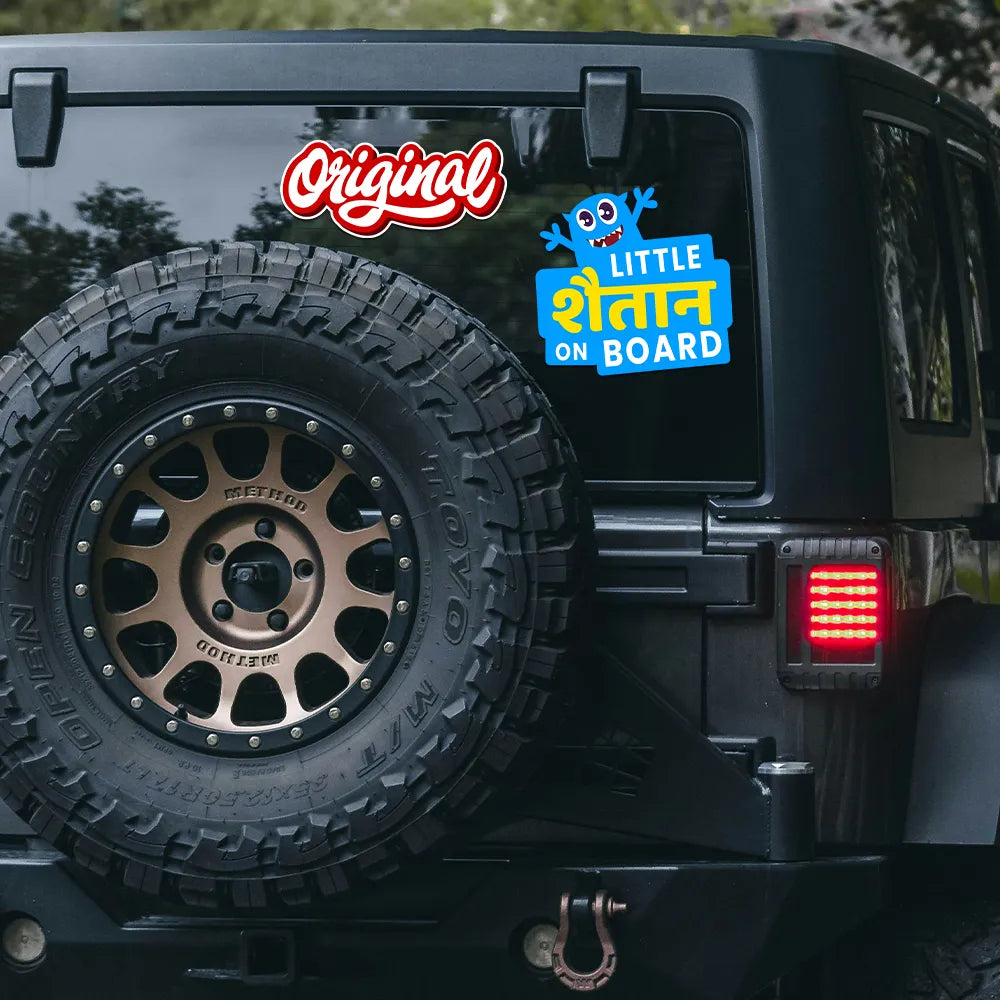 Little Shaitaan On Board - Bumper Sticker