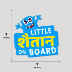 Little Shaitaan On Board - Bumper Sticker