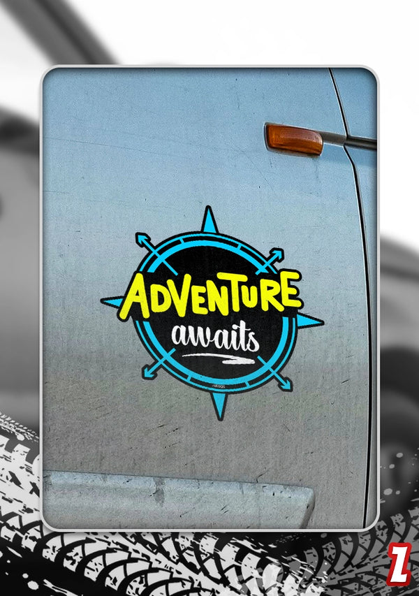 Adventure Awaits - Bumper Sticker