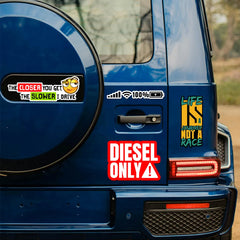 Closer / Slower - Bumper Sticker
