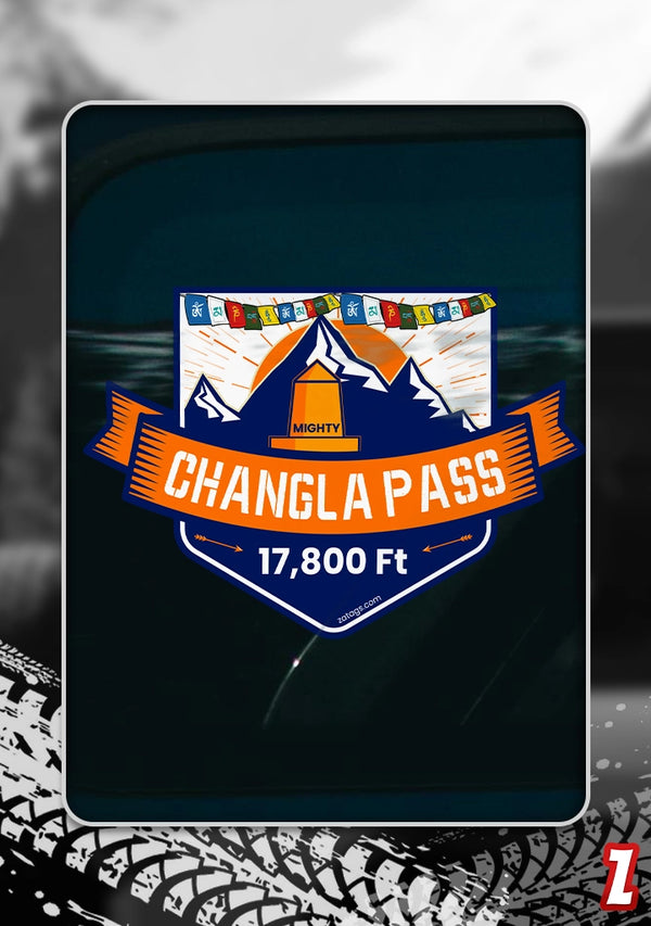 Changla Pass - Bumper Sticker