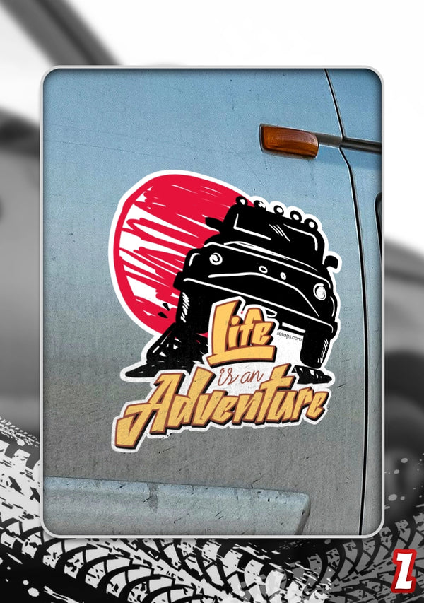 Life Is An Adventure - Bumper Sticker