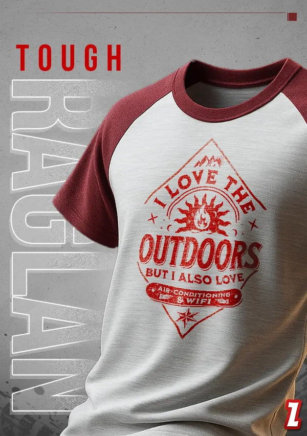 Outdoors & Chill Raglan T-shirt