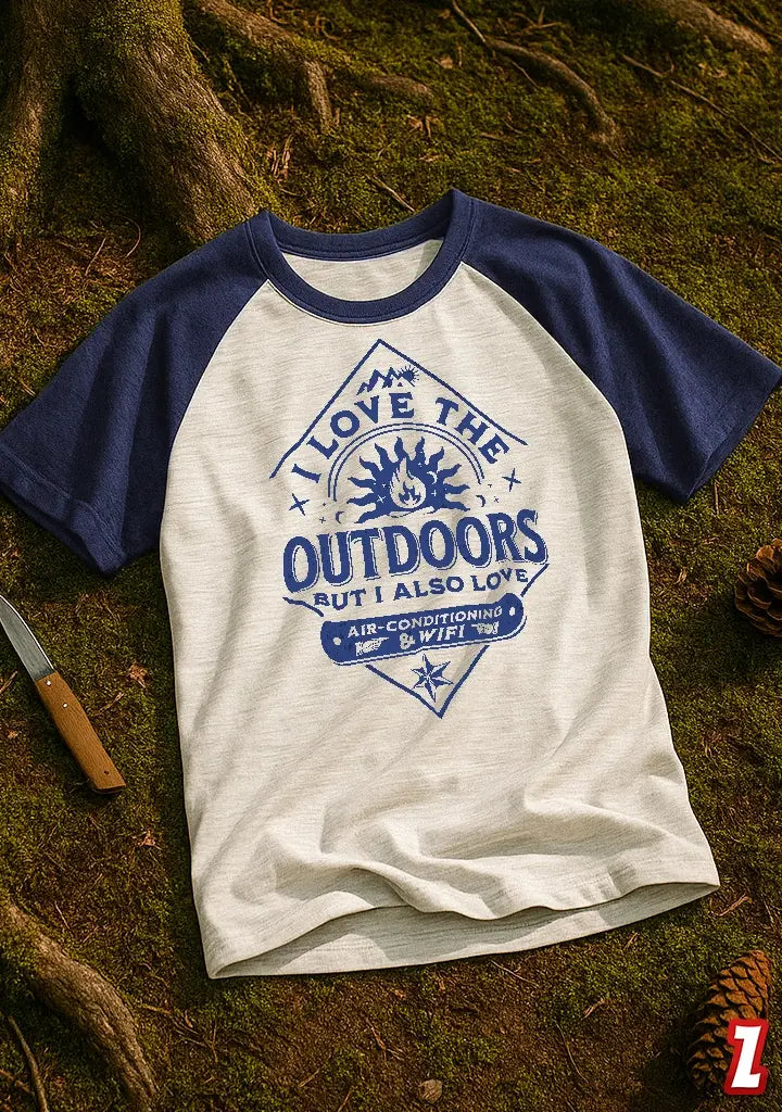 Outdoors & Chill Raglan T-shirt