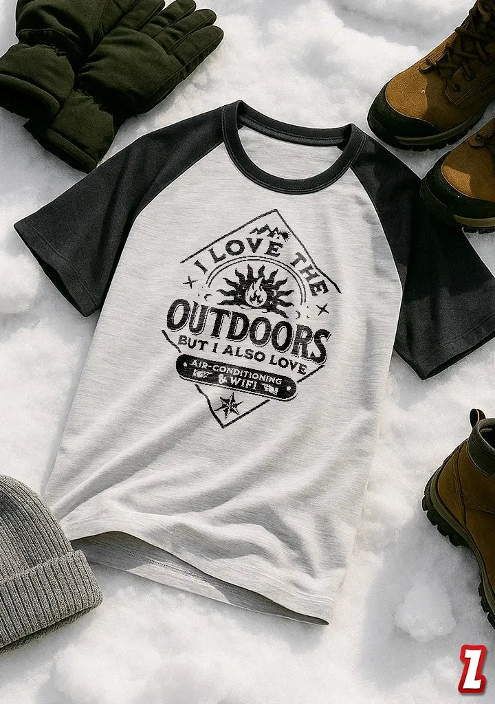 Outdoors & Chill Raglan T-shirt