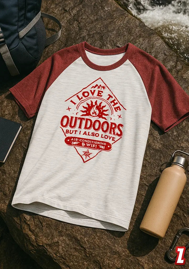 Outdoors & Chill Raglan T-shirt
