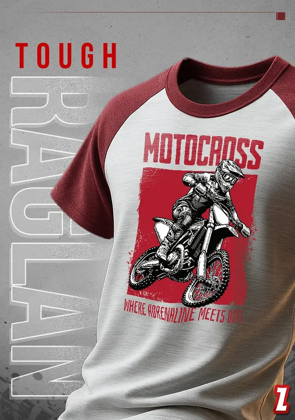 Motocross Raglan T-shirt