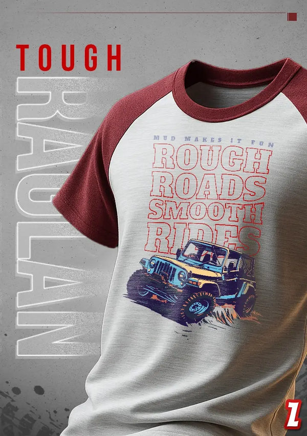 Rough Roads Raglan T-shirt