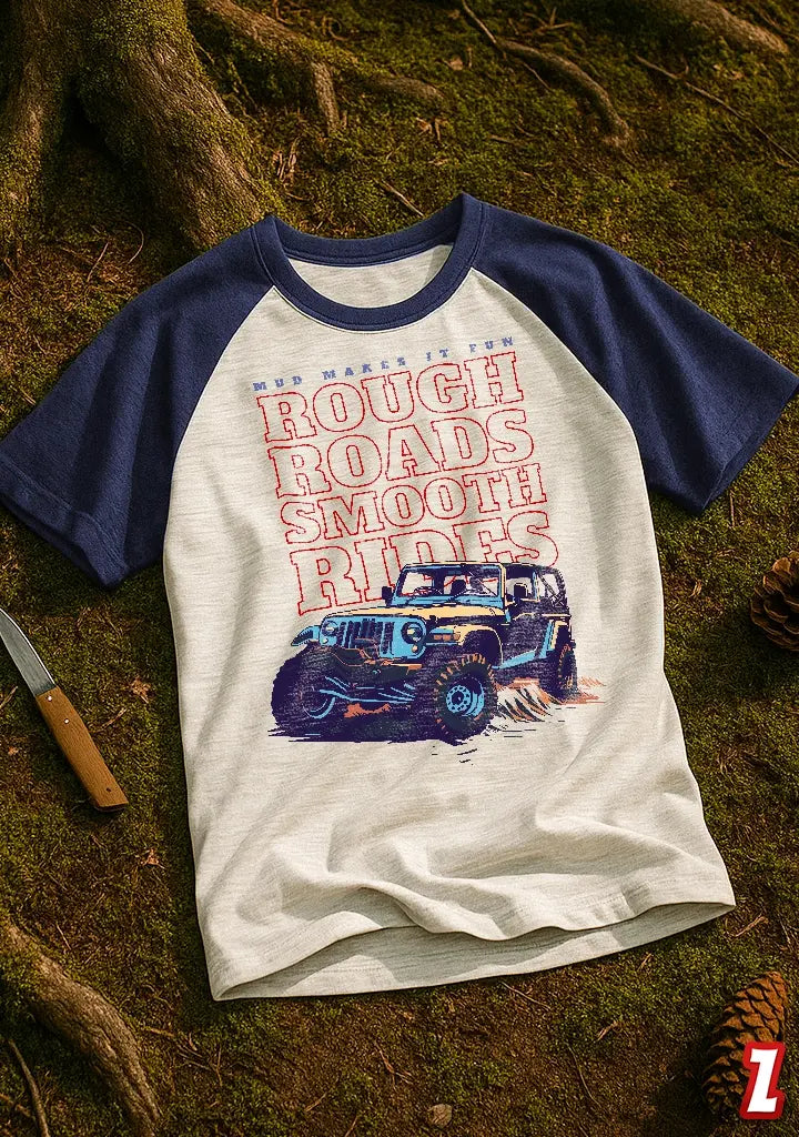 Rough Roads Raglan T-shirt