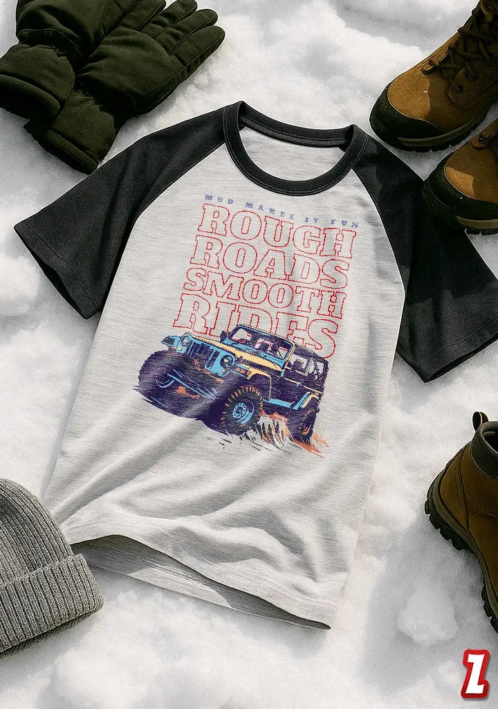 Rough Roads Raglan T-shirt