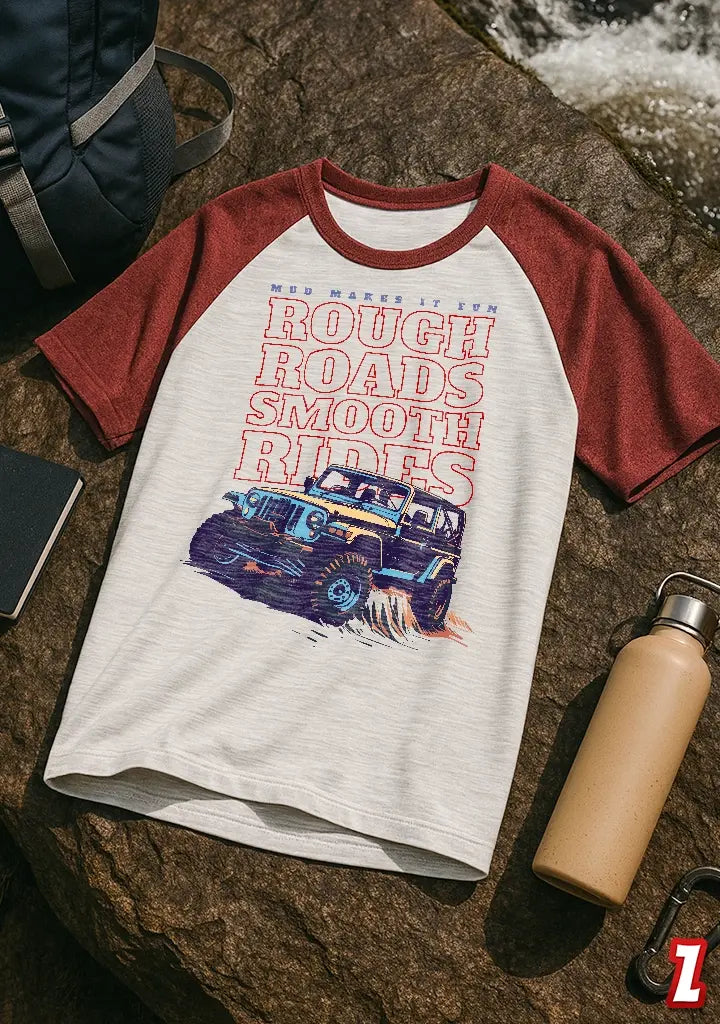 Rough Roads Raglan T-shirt