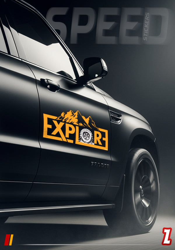 Transparent Speed Stickers | Clear Car Stickers | Zatags