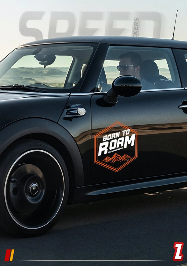 Born to Roam Speed Sticker