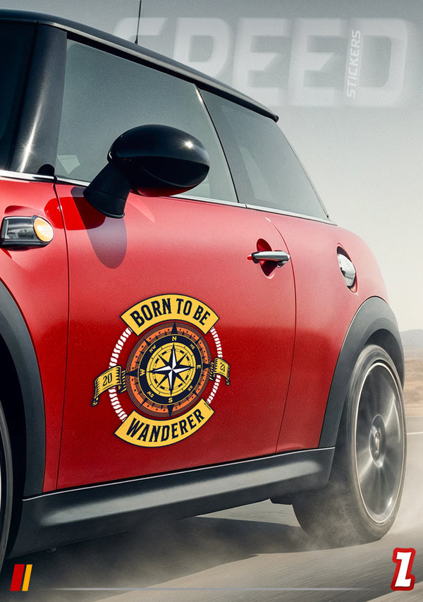 Born to Wander Speed Sticker
