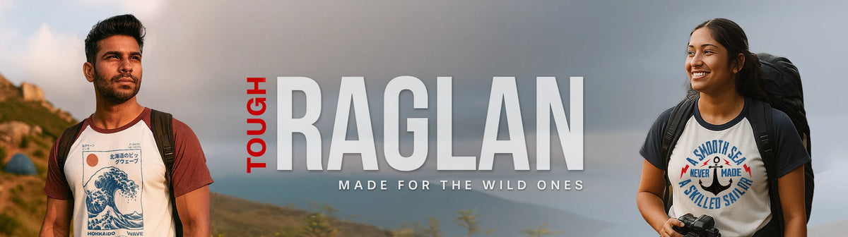 Raglan T-Shirts | Custom Printed Tees | Zatags